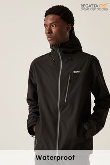 Regatta Black Birchdale Waterproof Hooded Jacket (290287) | $120