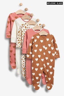 Myleene Klass Baby Sleepsuits 5 Pack (291255) | ₪ 149 - ₪ 158