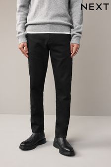 Solid Black Slim Comfort Stretch Jeans (291324) | 180 zł