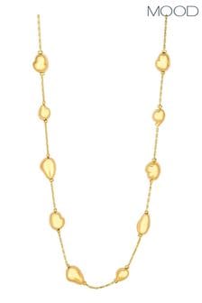 Mood Gold Tone Recycled Nugget Necklace (291974) | €64