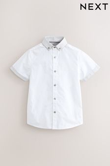 White Short Sleeve Smart Shirt (3-16yrs) (292067) | $33 - $44