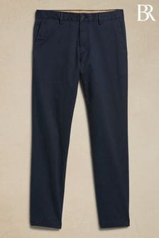 Синий - Зауженные брюки чинос Banana Republic Rapid Movement (293408) | €106