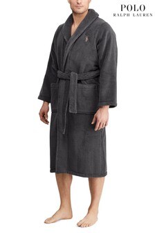 Polo Ralph Lauren Grey Fleece Logo Dressing Gown (294057) | 155 €