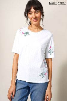 Белая футболка с принтом White Stuff Annabel (294475) | €40