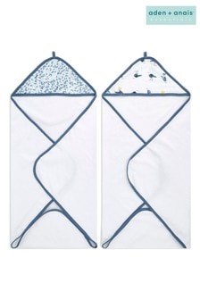 aden + anais Seashore Essentials Hooded Towels Two Pack (294558) | €26