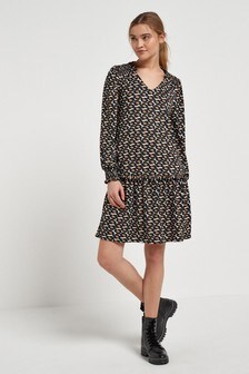 Smock Shoulder Dress