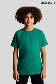 Verde cu toc - Tricou pentru Lyle & Scott Esențiale Tricou la baza gâtului pentru băieți (294705) | 107 LEI - 131 LEI