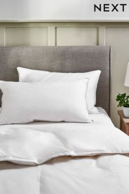 Soft Duck Feather And Down Set Of 2 Soft Pillows (294808) | $101