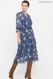 Cortefiel Blue Recycled Polyester Dress (294986) | 55 €