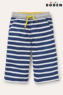 Boden Stripe Blue Jersey Baggies Shorts (295532) | ￥3,700 - ￥4,400