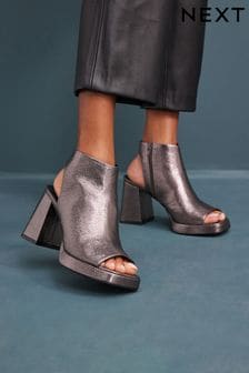 Metallic Forever Comfort® Flare Platform Shoe Boots (296319) | €19