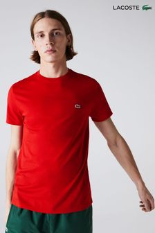 אדום - Lacoste Luxury Pima Cotton T-shirt (296342) | ‏277 ‏₪