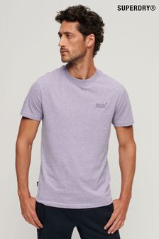 Superdry Light Purple Vintage Logo Cap Sleeve T-Shirt (297115) | SGD 39