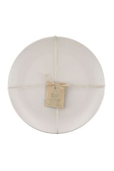 Natural Elements Set of 4 Brown Recycled Plastic Dinner Plates (297198) | 31 €