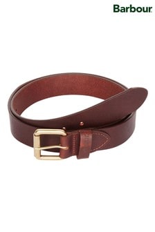 Barbour® Brown Matt Leather Belt (297265) | $85