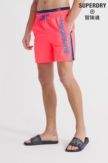Superdry粉色State Volley泳褲 (297706) | HK$343