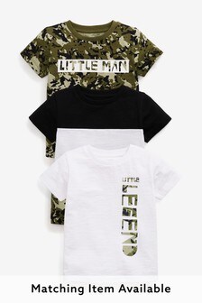 Lot de 3 t-shirts motif colour block (3 mois - 7 ans)