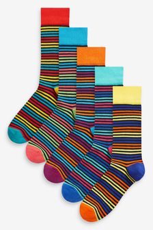 Bright Stripe Socks 5 Pack (298043) | ₪ 38