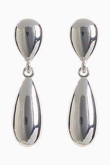 Pendants d'oreilles en métal simples