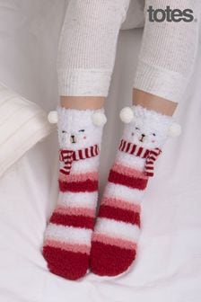 Totes Natural Bear Ladies Novelty Supersoft Socks (298446) | $26
