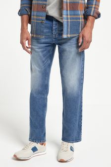 Light Blue Wash Straight Fit Authentic Stretch Jeans (298623) | kr324