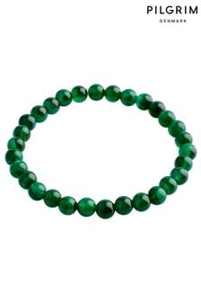 PILGRIM Green Powerstone Bracelet (299370) | AED111
