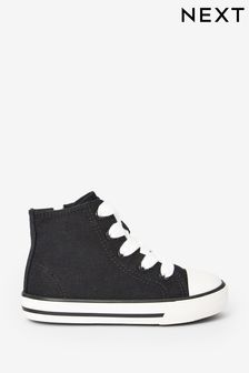 Black Lace-Up Bump Toe Boots (299833) | €22.50 - €26