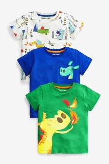 Lot de 3 t-shirts (3 mois - 7 ans)