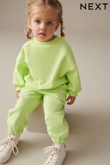 Lime Green - Sweatshirt (3mths-7yrs) (302546) | kr140 - kr180