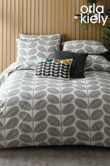 Orla Kiely Grey Botanica Stem Duvet Cover (302778) | CA$130 - CA$231