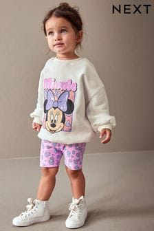 Pink Minnie Crew Sweatshirt and Shorts Set (3mths-7yrs) (303451) | R293 - R366