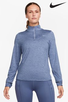 Nike Blue Dri-FIT Swift Element UV Half Zip Running Top (303812) | €77