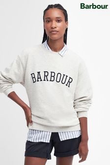 Barbour® Grey Northumberland Sweatshirt (303919) | 518 QAR
