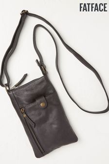 FatFace Black Essie Multi Zip Phone Bag (304064) | LEI 295