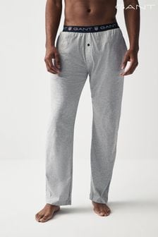 Hellgrau meliert - Gant Melange Shield Pyjama-Jogginghose (304232) | 70 €