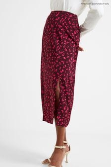 French Connection Maroon Red Split Skirt (305191) | €47.50