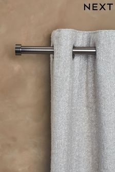 Pewter Grey Stud Finial Extendable 28mm Curtain Pole Kit (305508) | €46 - €79