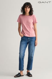 粉色 - Gant Tonal Logo Shield T-shirt (305572) | NT$2,100