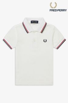 Weiß - Fred Perry Kinder My First Polo-Shirt (305649) | 56 €