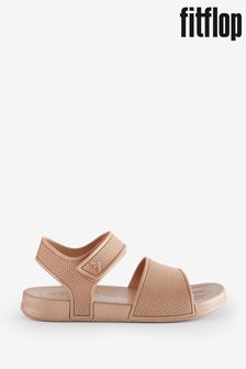 FitFlop Kids Junior Gold Iqushion Shimmer Ergonomic Sandals (305736) | $51