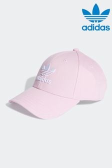Różowy - Adidas Originals Trefoil Baseball Cap (306179) | 115 zł