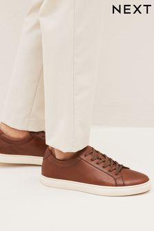 Brown Leather Trainers (306219) | 70 €