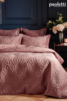 Paoletti Palmeria Quilted Duvet Cover And Oxford Border Pillowcase Set (306510) | €78 - €144