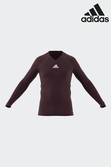 adidas Burgundy Teamwear Base Layer Long Sleeve Top (307051) | €27