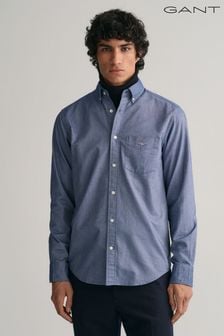 GANT Blue Regular Fit Poplin Banker Shirt (307180) | kr1,285