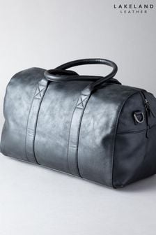 Lakeland Leather Black Scarsdale Leather Holdall (307267) | $170