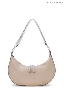 Mint Velvet Cream Blair Leather Bag (307279) | €83