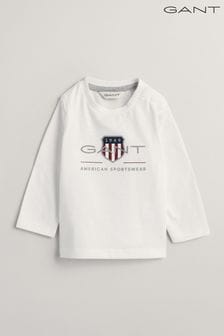 GANT Baby Shield Logo Long Sleeve T-Shirt (307804) | 159 SAR