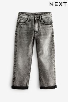 Light Grey Loose Fit Cotton Rich Stretch Jeans (3-17yrs) (307856) | KRW25,600 - KRW36,300