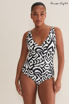 Phase Eight Ikat Abstract Black Swimsuit (308090) | $130